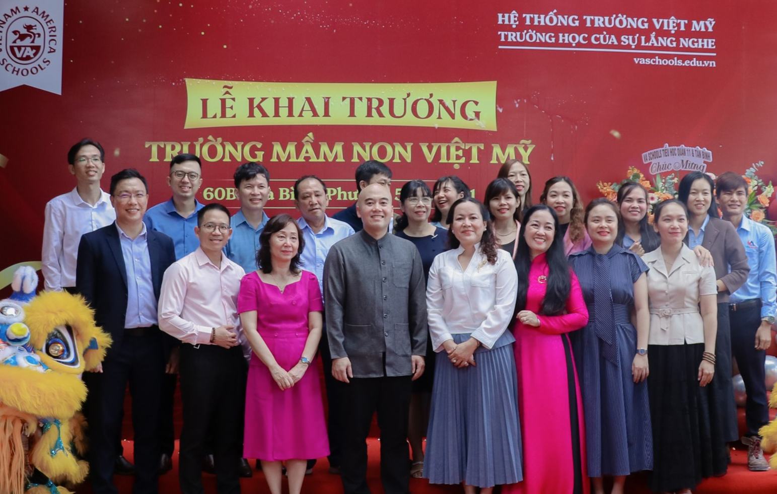 ban lãnh đạo Hệ thống Trường Việt Mỹ - VA Schools